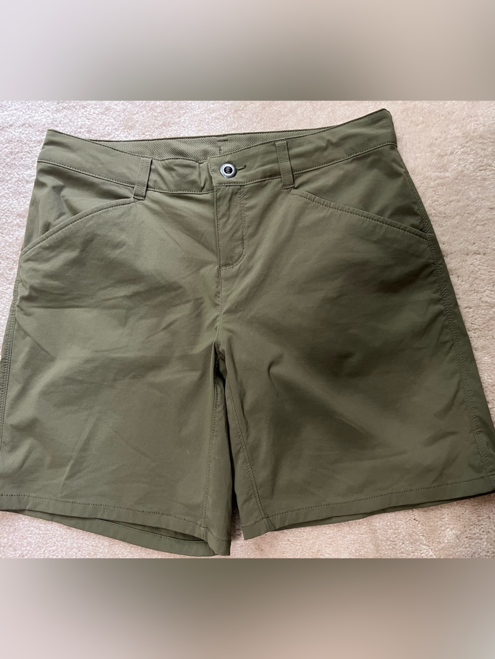 Patagonia Women's Quandary Shorts with Zip Pocket (Caper Green)